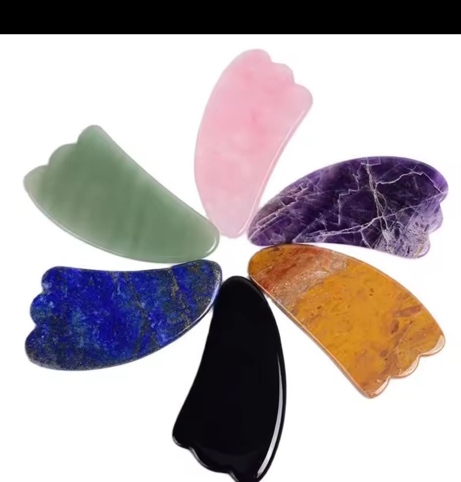 Rose Quartz Gua Sha Set