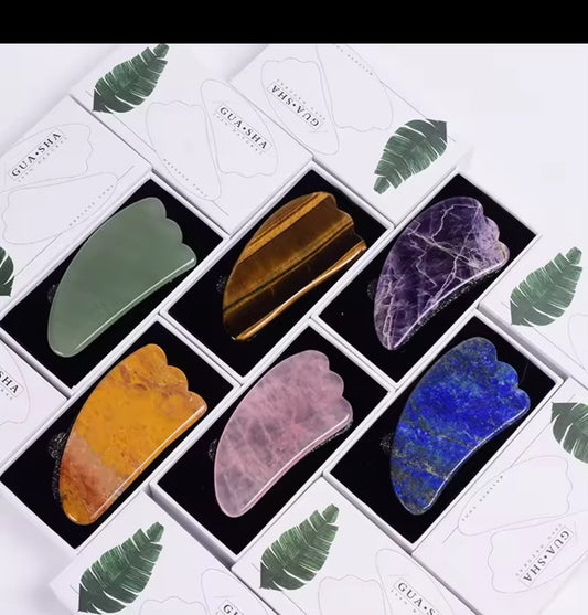 Rose Quartz Gua Sha Set