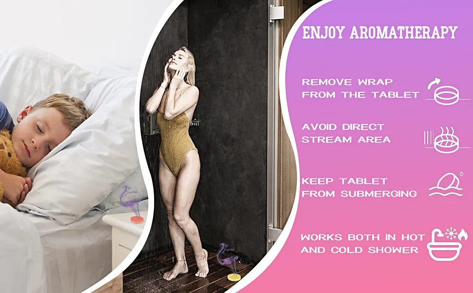 How to use aromatherapy shower steamers